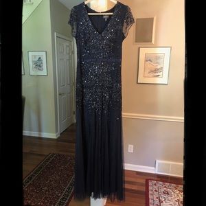 Adrianna Papell dress, size 12, navy blue